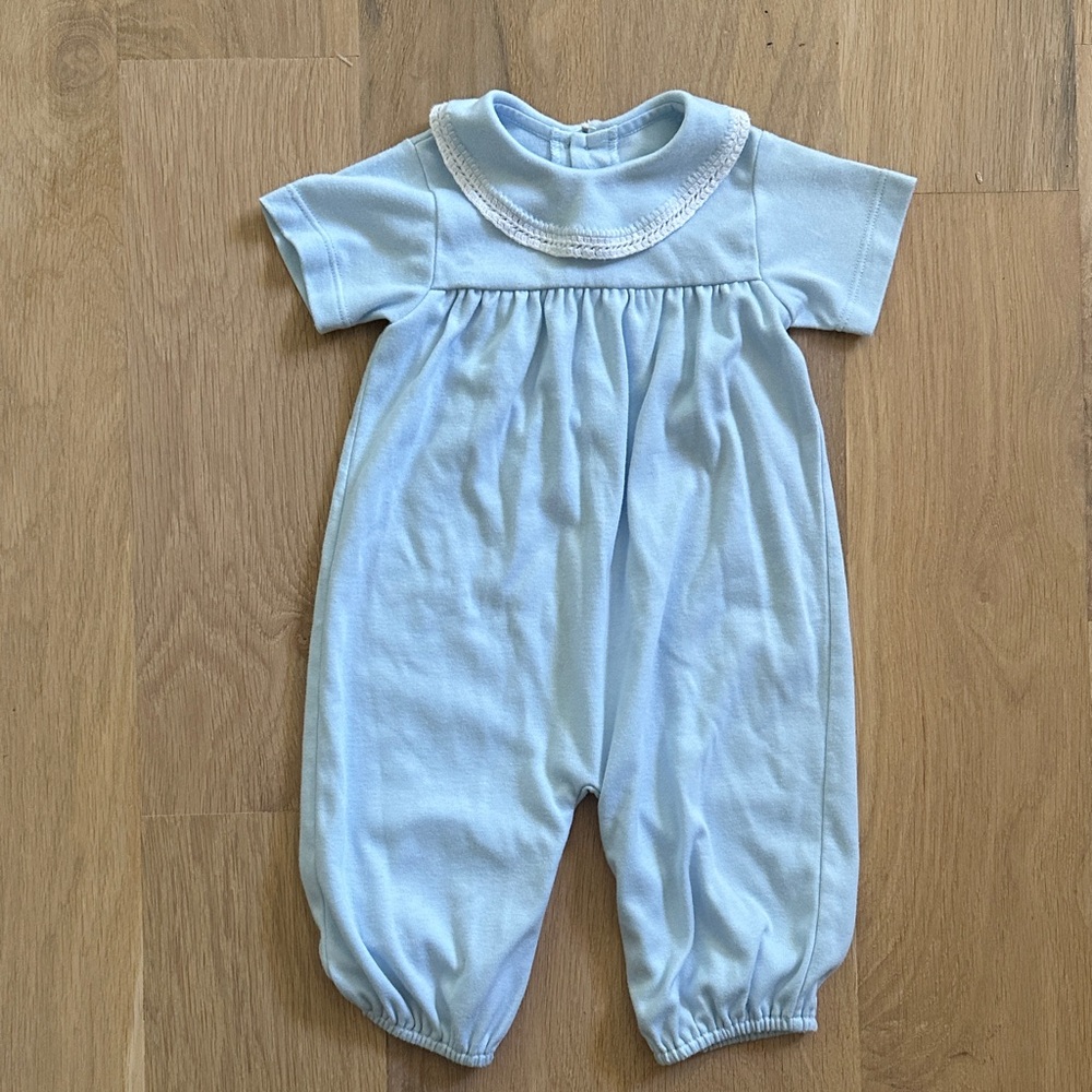 Light Blue Baby Romper